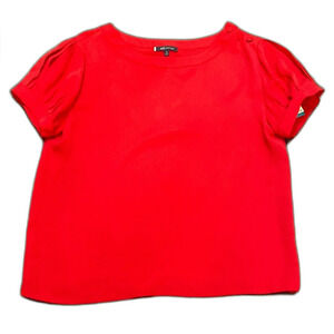 Anne Klein Red Silk Top